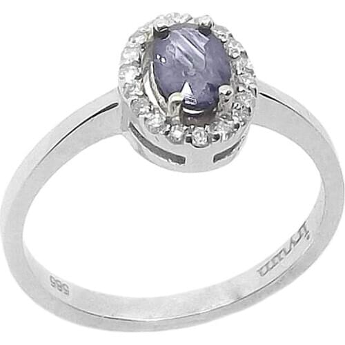 14K Gold Natural Sapphire Ring 3PY1691