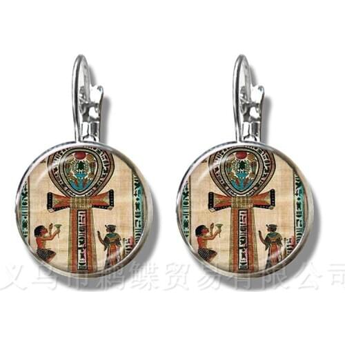 2018 New Ganesh Chaturthi Fashion Earrings For Women Girls Lucky Jewelry Creative Gift Glass Dome Mandala Indian Jewelry Gift