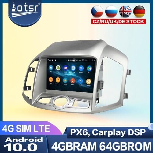 Carplay Car GPS Navigation For Chevorlet Captiva 2012-2018 Car Multimedia Player Android Radio Auto Audio Stereo PX6 Head Unit