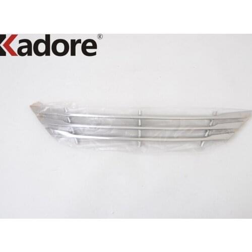 For Hyundai Tucson IX35 2010 2011 2012 Chrome Front Bottom Bumper Molding Grill Trim Cover Stickers Car Exterior Accessories