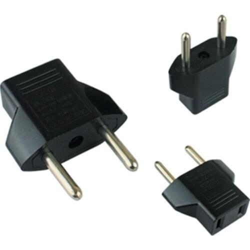 US USA EU To EU Europe Euro Travel Charger Wall AC Power Plug Adapter Converter