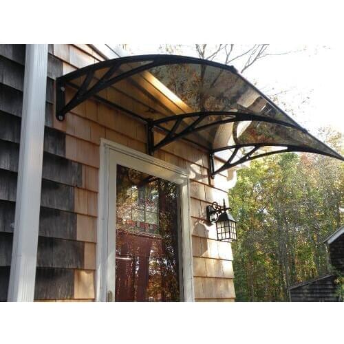 DS100200-P,100x200CM.depth 100cm, width 200cm. Home Use Door Window Canopy PC Board Cover, Front Window Door Shelter Awnings