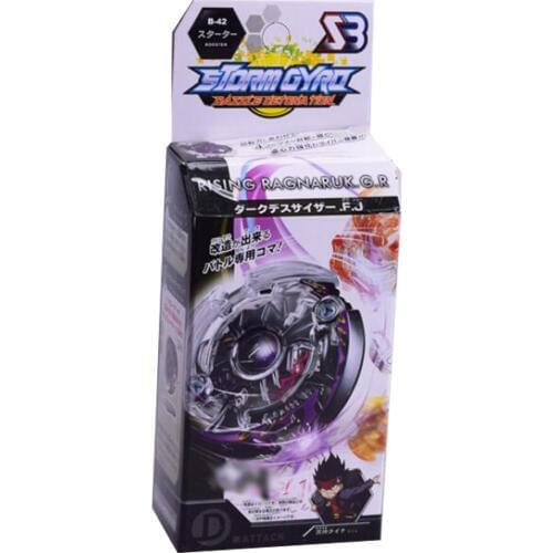Spinning Top BURST B-42 Booster Dark Death Scyther.F.J WITH LAUNCHER