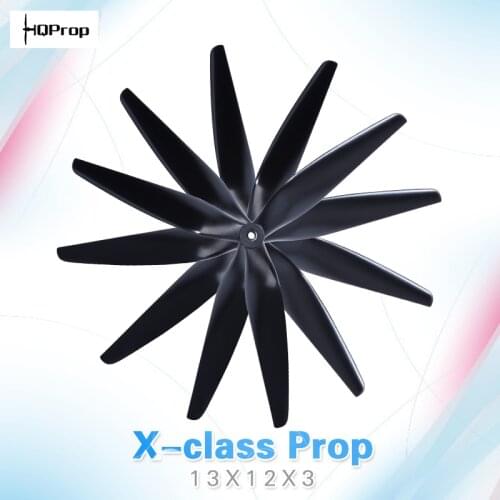 Hq Prop Class X Prop 13x12x3 1312 13 Inch 3 Blade / Tri-blade Black Carbon Reinforced Nylon Propeller Cw Ccw For Fpv Rc Drone