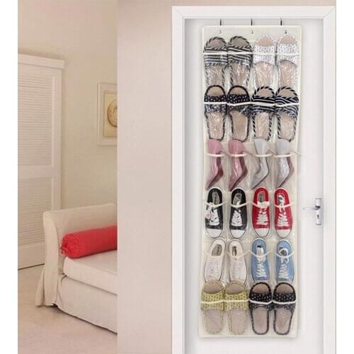 ICozzier 24 Pocket Shoes Clothing Bag Pouch Home Storage Bag Portable Shoes Organizer Sorting Pouch Zip Lock Travel Storage Bag