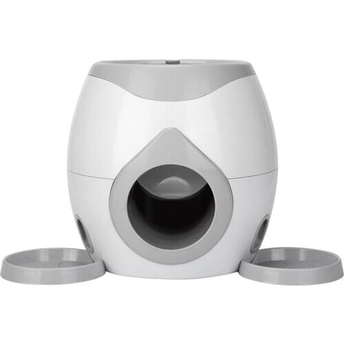 Pet dog reward machine interactive training smart feeder tennis feeding bucket toy automatic leaker