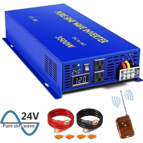 XYZ INVT 3500W Off Grid Pure Sine Wave Inverter 12v 24v 36v 48v dc to ac 120v 220v 240V Power Converter Solar System Inverters