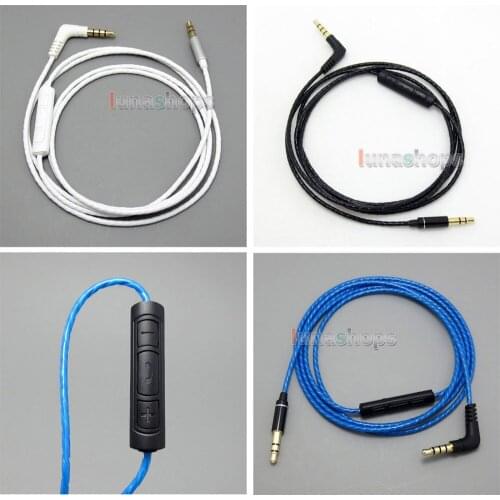 3.5mm to 3.5 With Remote Control Headphone Cable For Yamaha HPH-Pro500 HPH-Pro400 Klipsch Mode M40 Status SMS Audio LN004931