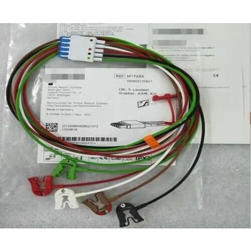 M1968A CBL 5 Leadset Grabber AAMI ICU (New,Original)