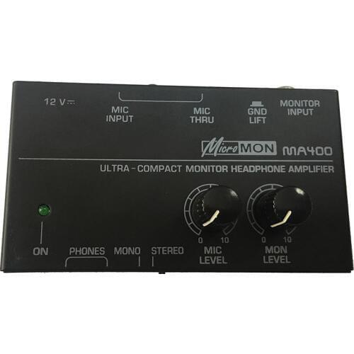 Ma400 Headphone Preamplifier Microphone Preamplifier Headphone Preamplifier Personal Monitor Mixer,Eu Plug