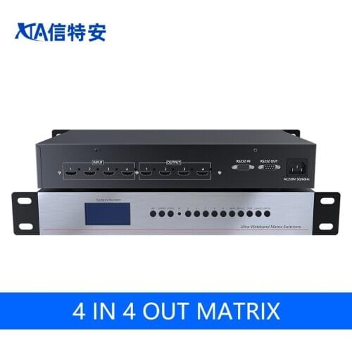 4K@60Hz 4 in 4 out/8 in 8 out HDMI matrix swticher 4x4 8x8 HD video digital image splicing screen host matriks 2.0