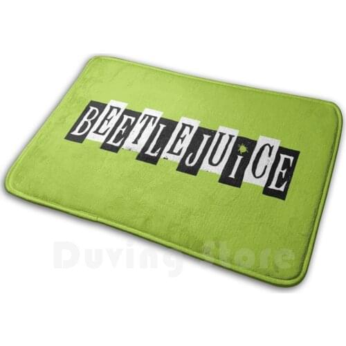 Beetlejuice Musical Broadway Logo Soft Non-Slip Mat Rug Carpet Cushion Beetlejuice Tim Burton Alex Brightman Sophia Anne