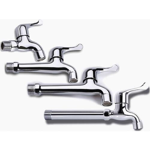 Wall mounted basin faucet,Single cold washbasin mixerTap,mop faucet,Brass Bibcock torneira,J14136