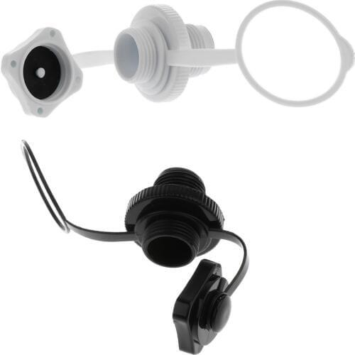 Plastic Screw Air Valve Caps for Inflatable Boat Kayak Pool Raft Canoe Black Surfing Boating Fishing Replacement Accessories