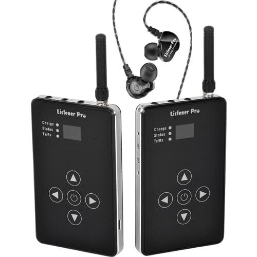Stage In Ears System Monitoring Stereo Sound Transmitter Receiver Wireless In Ear Monitor System for Band Singer Musician