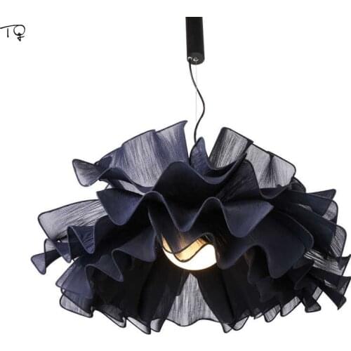 Nordic Danish Ins Yarn Flower Pendant Lights Led Bedroom living room Decor Wedding Marriage Warm Romantic Atmosphere Luminaire