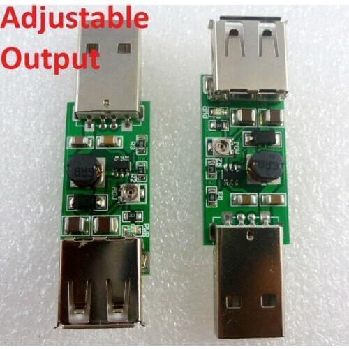 Tb398 2pcs 7w Dc Dc Usb 5v To 9v~15v Adjustable Boost Converter Module For Led Motor Wireless Controller Solar Charging