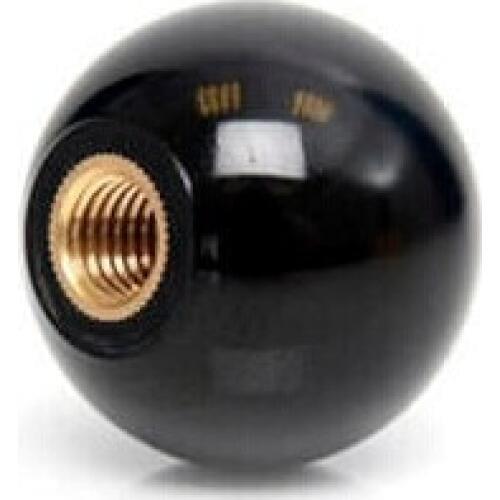 TF03008 --M6*25 mm Bakelite Ball knob Brass insert