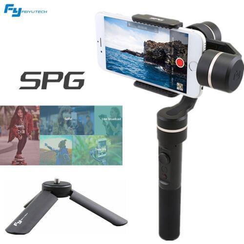 Original Feiyu SPG 3-Axis omnidirectional hand - held stabilizer for iphone X 8 7 6 Plus Samsung S8 S7 Xiaomi More smart phones