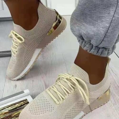 Mesh Women Sneaker Shoes Summer Fashion Breathable Cross Tie Platform Woman Casual Sport Shoes Lace Up 2021 Zapatos De Mujer888