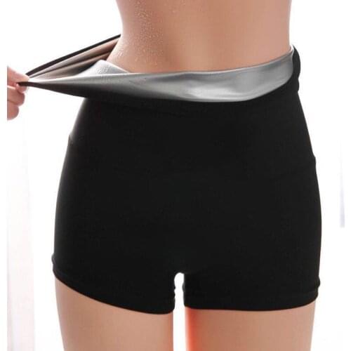 New Women Sauna Sweat Pants Thermo Fat Control Legging Body Shapers Fitness Stretch Control Panties Waist Slim Shorts