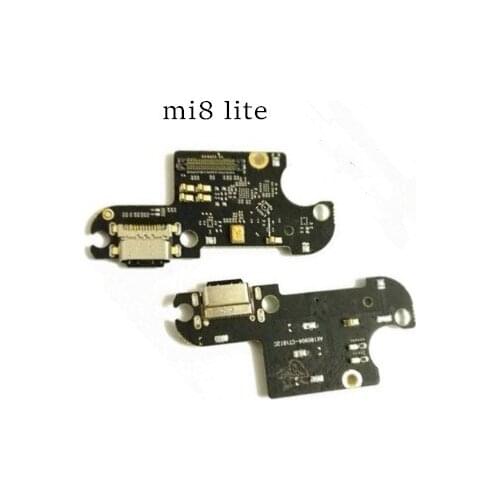 10pcs For Xiaomi Mi 8 lite USB Charging Port Charger Board Flex Cable Dock Plug Connector Replacement Parts