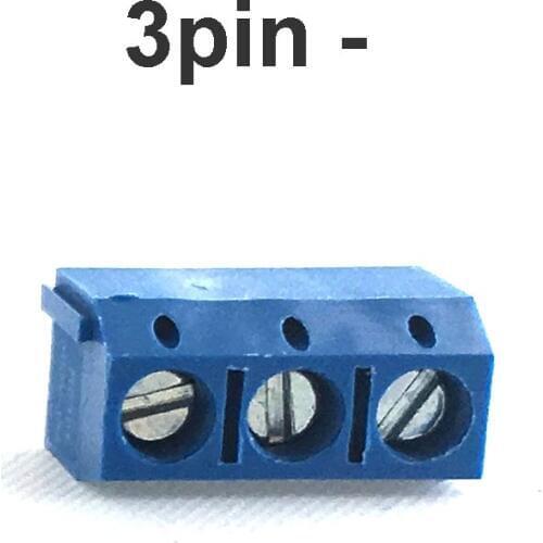 15pcs 3PIN 5.0mm Straight Pin PCB Screw Terminal Block Connector KF301-3P