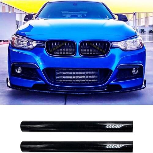 2 Pcs Front Grille Trim Strips For BMW F25 G01 G02 G05 Series Sport Style Strip Cover Frame Car Decorations Stickers