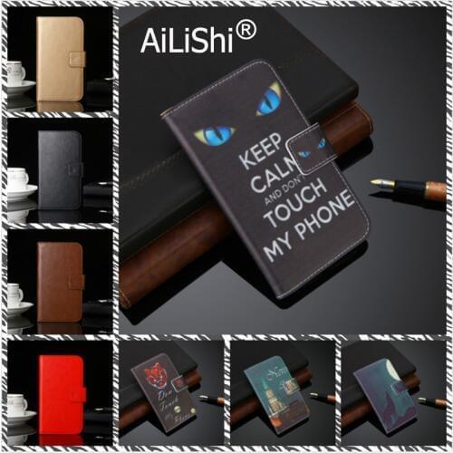 AiLiShi PU Leather Case For DEXP AS160 B245 B255 B350 BL150 BL250 BS150 BS250 BS650 Z455 G355 Flip Cover Skin Wallet Card Slots