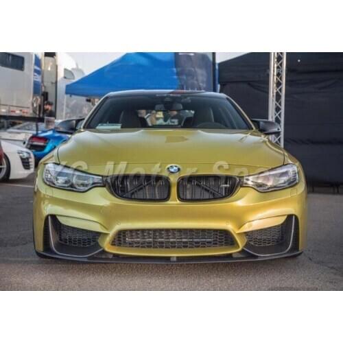 Car Accessories Carbon Fiber MP Style Front Lip Fit For 2014-2015 F80 M3 F82 M4 Front Bumper Splitter