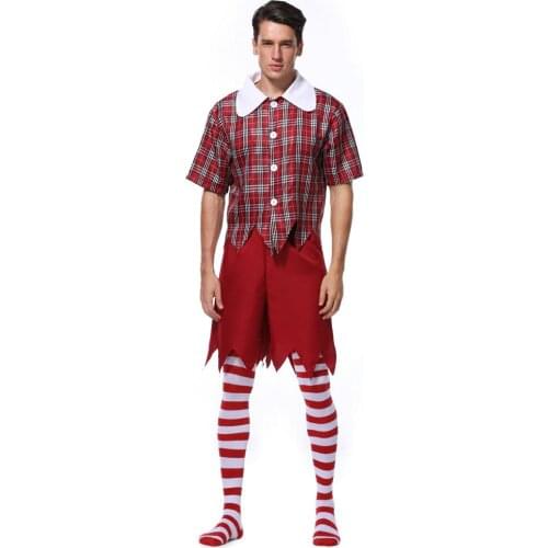 Halloween Party Performance Props Carnival Adult Men Costumes Blue Sailors Dressed Up In Navy Clothes