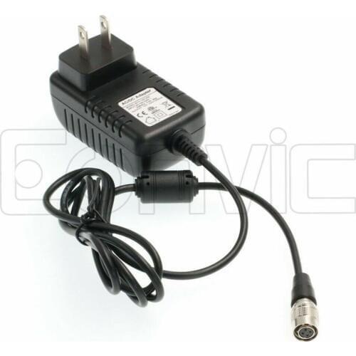 Hirose 4 Pin Female AC DC Power Supply Adapter 12V 1.25A for Convergent Design NanoFlash Video Recorder