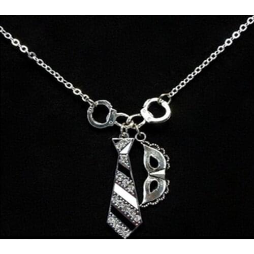 Movie 50 Fifty Shades Of Grey Custome Necklace Freedom Party Mask Pendant Necklace For Women Girl Colar Party Gift
