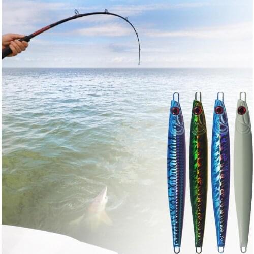 150 g 165 mm metal fishing lure Full luminous 3D fisheye iron sinking fishing lure pencil suitable for fishing enthusiasts