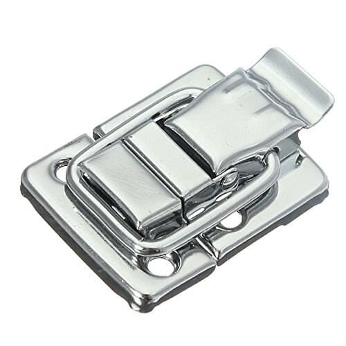 Metal snap finish Suitcase suitcase lock 30x43mm Silver