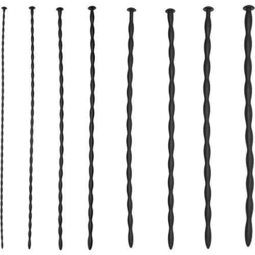 Soft Silicone Long Penis Plug Set Male Catheter Horse Eye Stick Penis Stimulation Urethral Dilators Plug Adult Sex Toys For Men