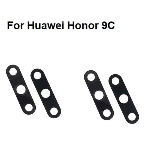 New Back Camera Glass For Huawei Honor 9C Rear Camera Lens Glass For Housing With Sticker Adhesive Glue High Quality