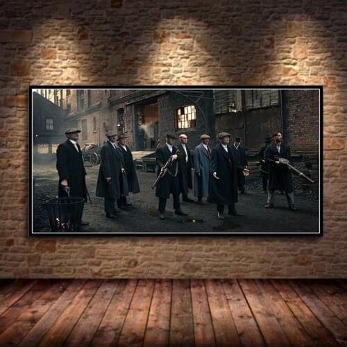 Posters and prints Peaky Blinders Cillian Murphy TV show poster wall art picture canvas painting room home decoration