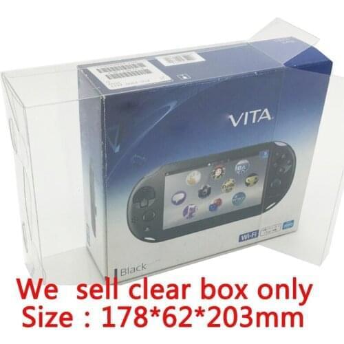 Clear transparent box cover For PSV2000 for PS VITA 2000 collection display storage PET protective box Japan version