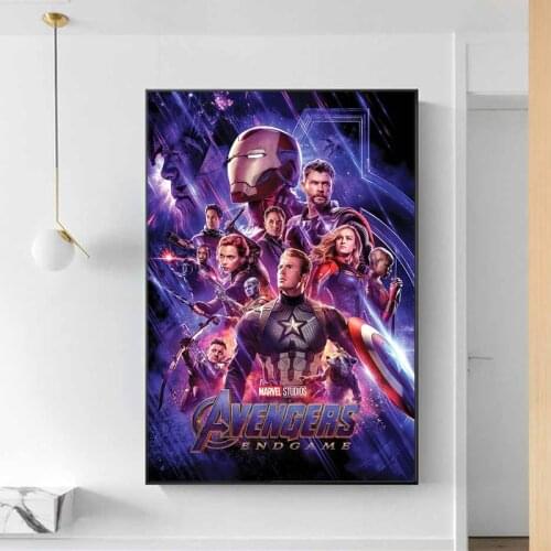 Marvel Canvas Painting Movie Avengers HD Print Captain America Iron Man Poster Wall Art Pictures Living Room Home Decor Prints