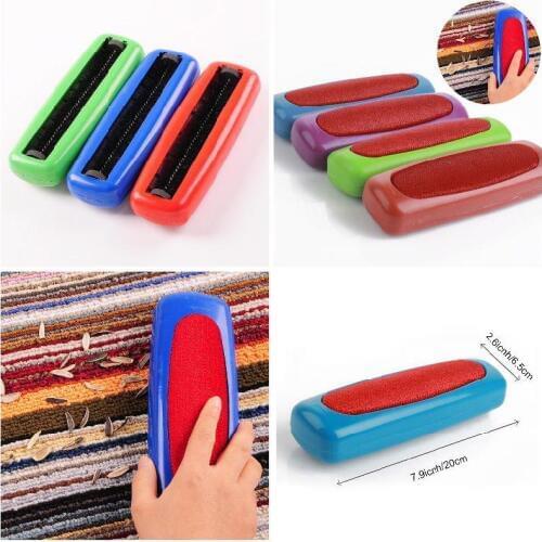 Newly Carpet Dust Brush Plastic Table Crumb Sweeper Pet Hair Fluff Cleaner Sticky Picker Lint Roller Clothes Cleaning Brushes