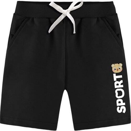 Boys' Cotton Sports Shorts,Boys' Casual Pull-On Soft Shorts Solid Cotton Comfort Soft Casual Shorts For Summer(4T-16Years
