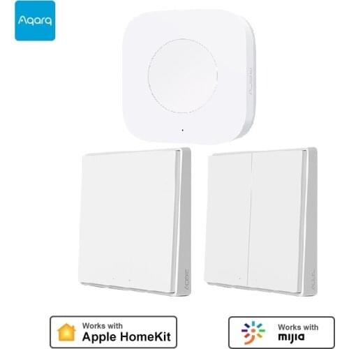Xiaomi Aqara Smart Switch Light Remote Control ZiGBee Wifi Wireless Key Wall Switch D1 Work with Gateway 3 Hub homekit Mi Home