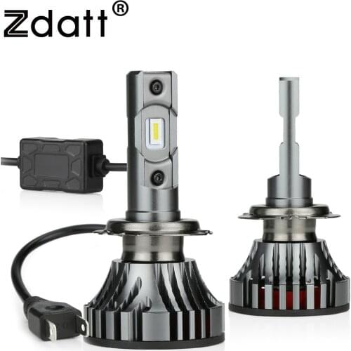 Zdatt 6000K H11 Led Car Headlight Bulbs HB3 HB4 H1 H8 H4 H7 Led Canbus 20000LM 100W 12V Turbo Fog Light For Auto Lamp 2PCS