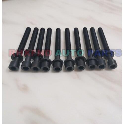 10pcs engine cylinder head bolt nut AHG / AKU KY / 42KW AGD AAC FOR VW POLO SDI / LUPO SDI TRANSPORTER TYPE 2 CARAVELLE / DERBY