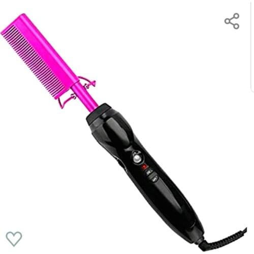 Hair Straightening Comb Straightener Flat Irons Hot Heating Comb Hair Straight Styler Corrugation Curling Iron Hair Curler Comb