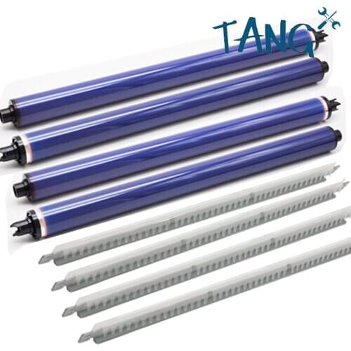 4 sets Wiper Blade+Japan Fuji Drum Phaser 7800 7500 7530 7535 7545 OPC Drum For Xerox 3300 7425 7428 7435 7556 7830 7835 3370