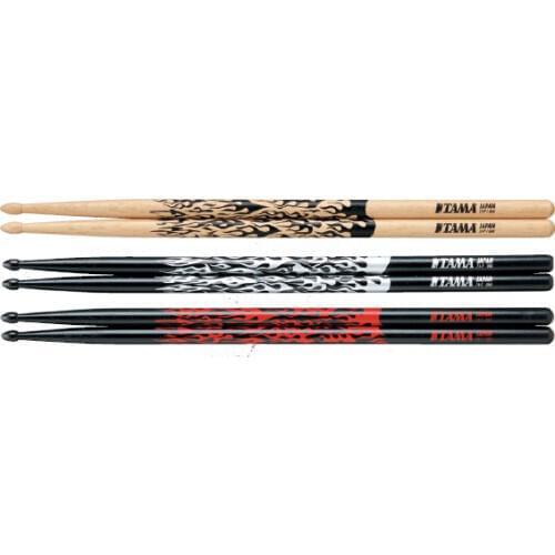 TAMA 5A 7A 5B Rhythmic Fire Series Drum sticks Oak Drumsticks, Made in Japan