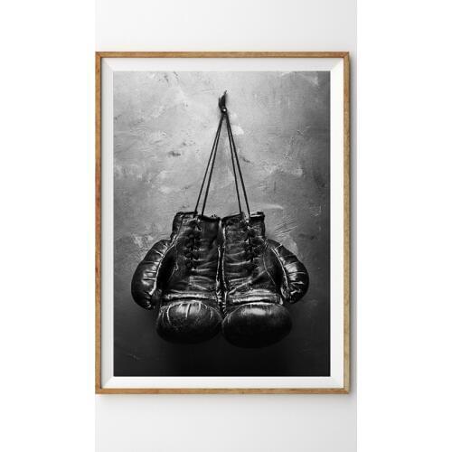 Boxing Gloves Vintage Canvas Nordic Style Picture Wall Art Modular Home Decoration Painting Print Poster for Living Room Cuadros
