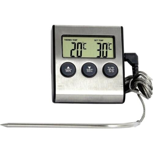DIGITAL THERMOMETER / OVEN TIMER / STAINLESS TEMPERATURE PROBE home brew